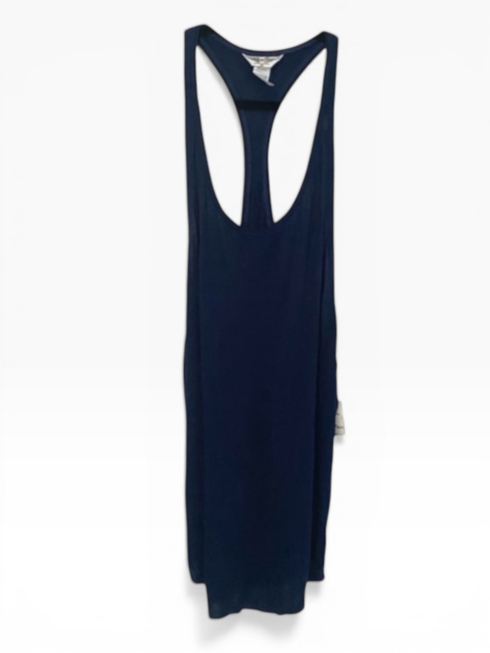 new Hard Tail ★ Sporty Racer Back Athletic Yoga Running Tank Tee ★ Navy ★ Medium - Picture 12 of 15